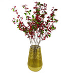 Artificial Red Christmas Berry Spray 80cm