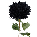 75cm Artificial Extra Large Reflex Chrysanthemum Black