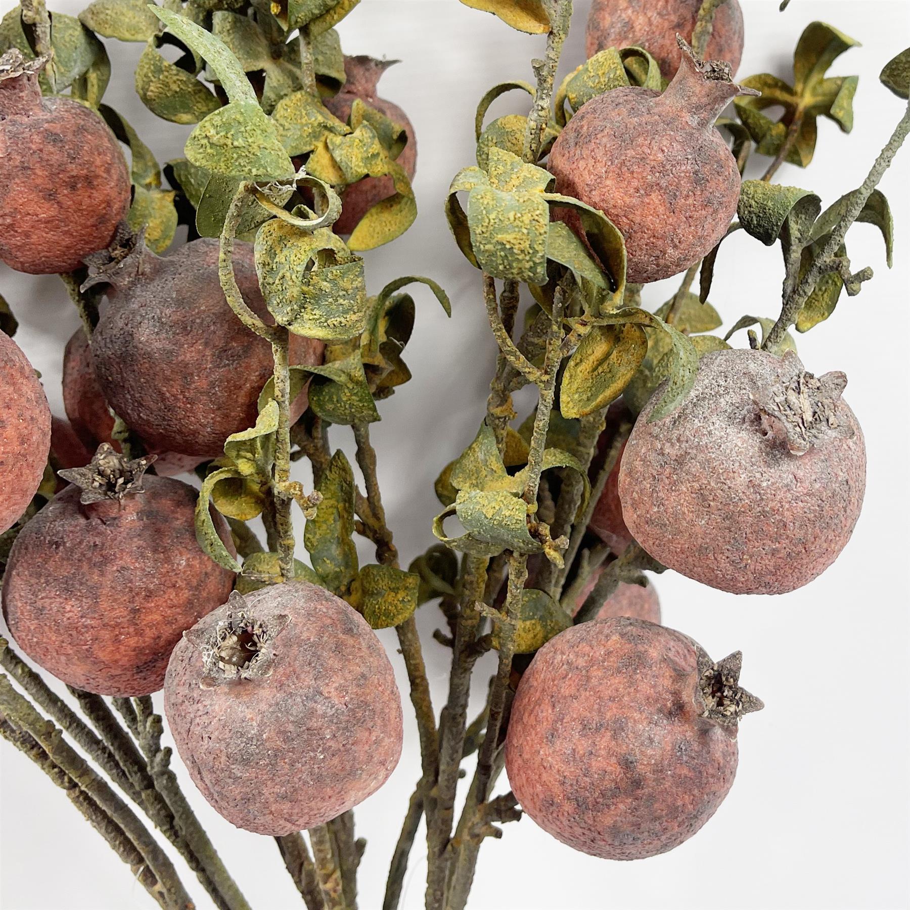 75cm Pomegranate Stem Artificial Red