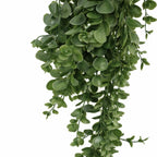75cm Artificial Trailing Round Leaf Foliage Plant Bright Lime Green