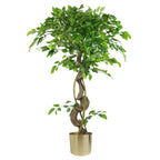 Artificial 120cm Twisted Trunk Japanese Fruticosa Style Ficus Tree