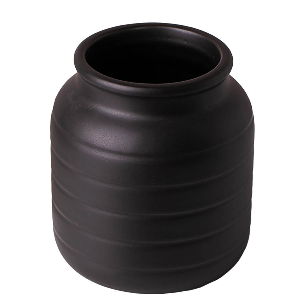 Black Vase Planter 13 x 13 x 14cm BlackBlack