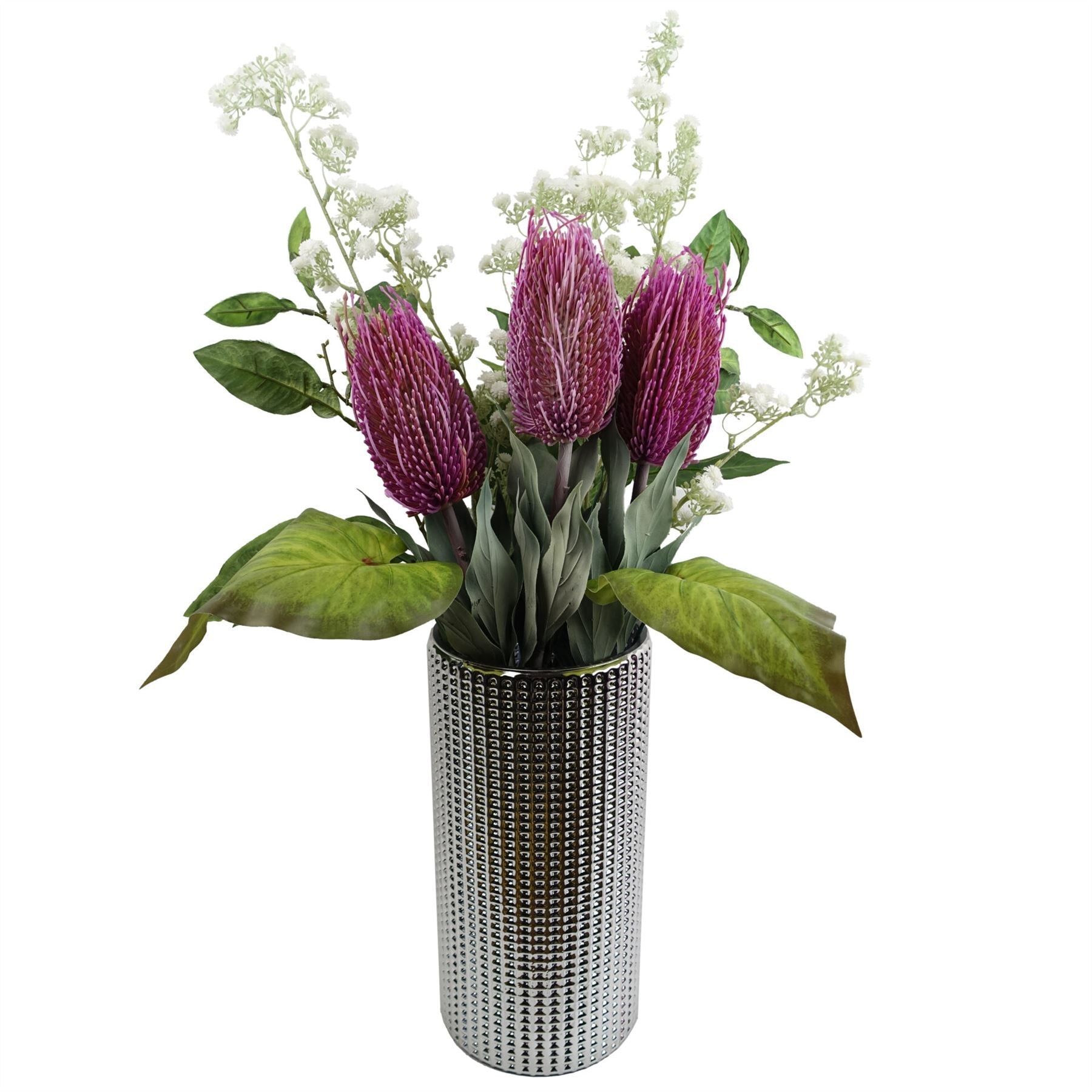 85cm Artificial Gypsophila White Stem