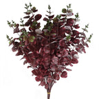 100cm Artificial Eucalyptus Foliage Burgundy