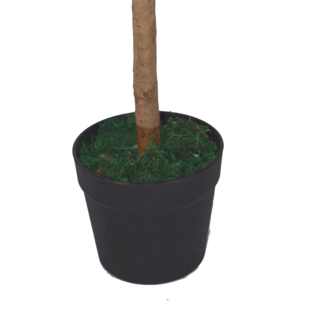 120cm UK Pair of Artificial Bay Topiary Ball Trees