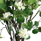 60cm Artificial Flower Foliage Spray White