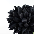 75cm Artificial Extra Large Reflex Chrysanthemum Black