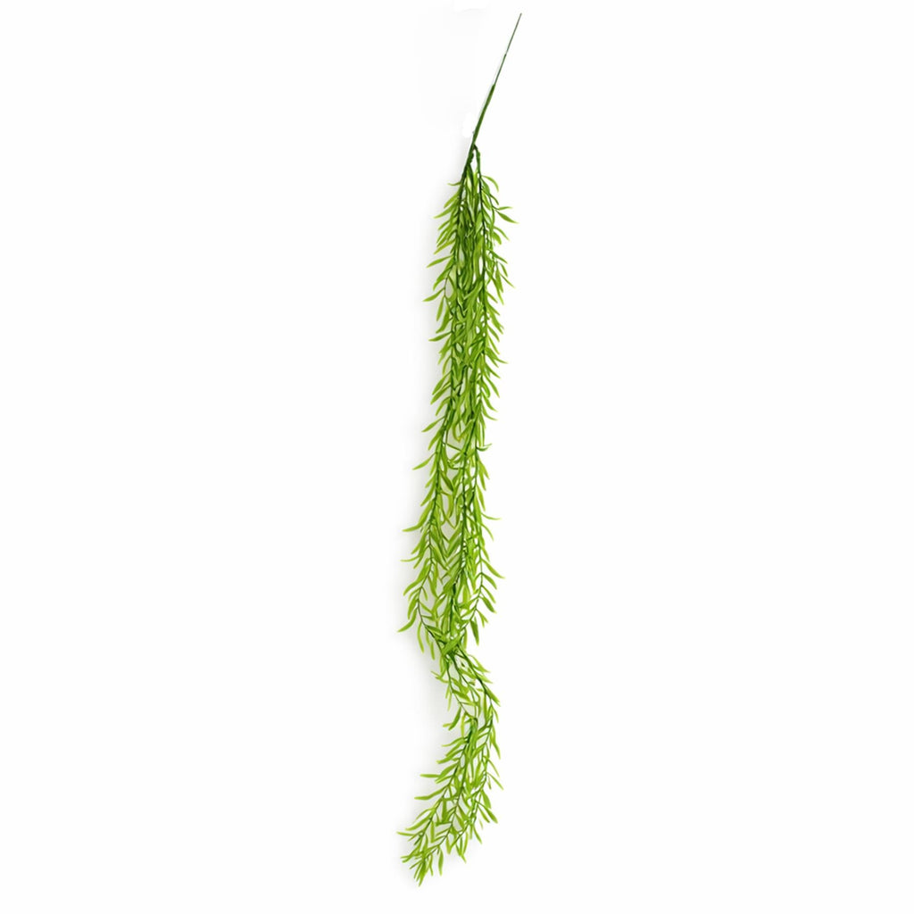 100cm Artificial Trailing Rhipsalis Hanging Plant Light Green Tips