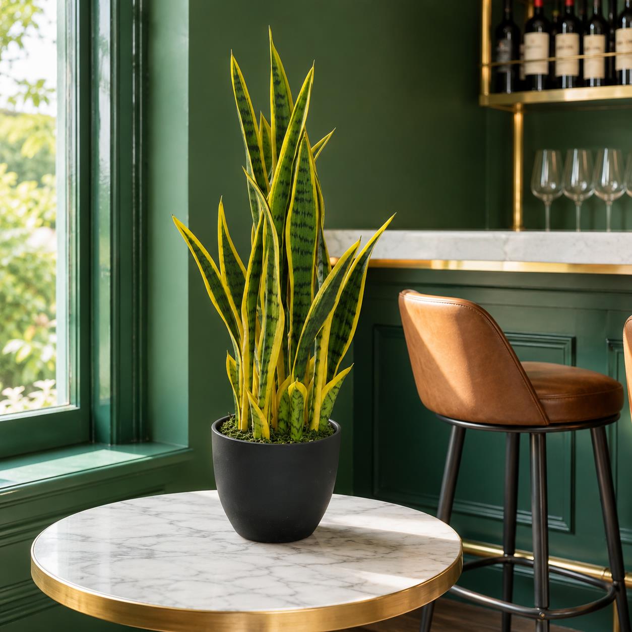 70cm Artificial Sansevieria with pot