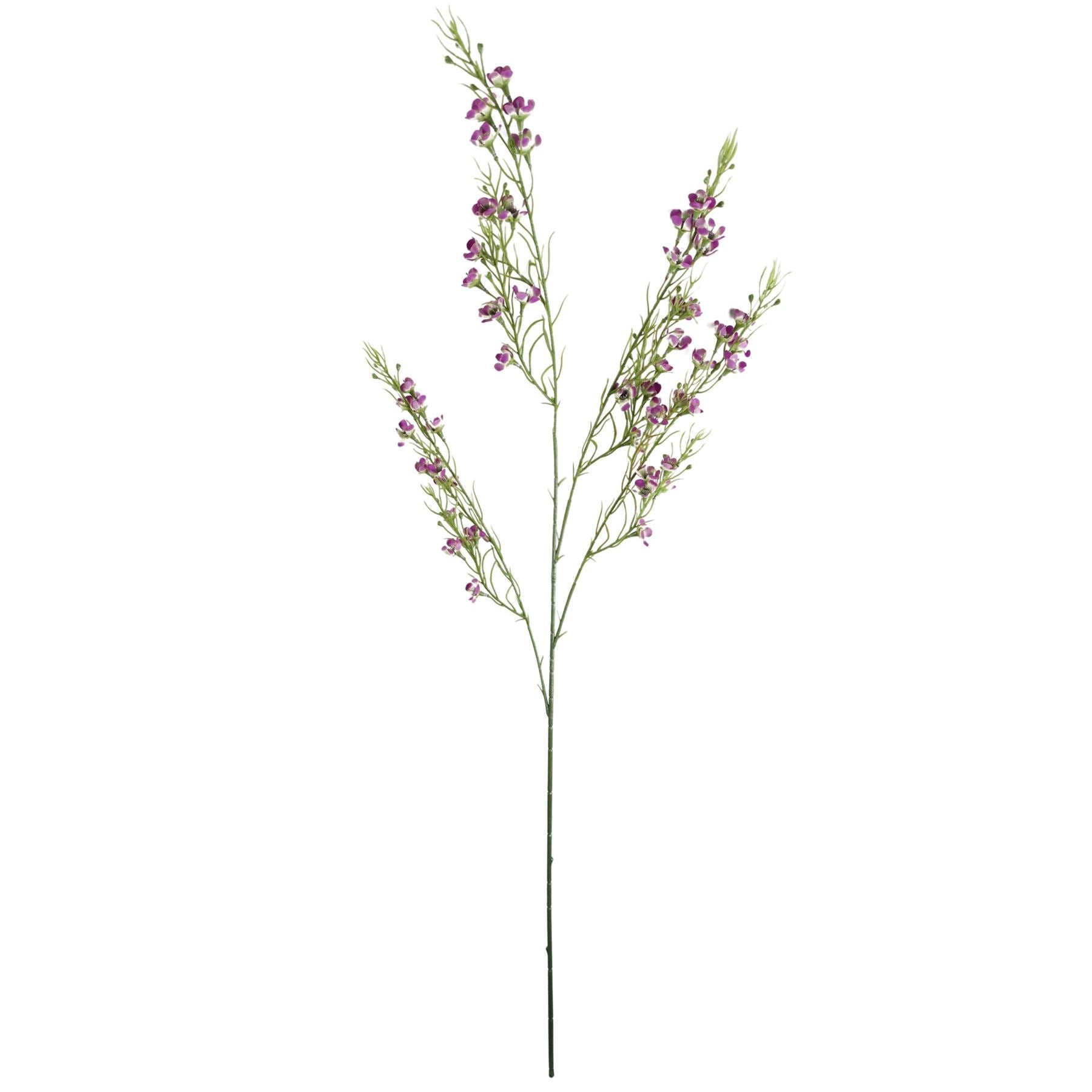 100cm Artificial Foliage with Small Flowers Purple