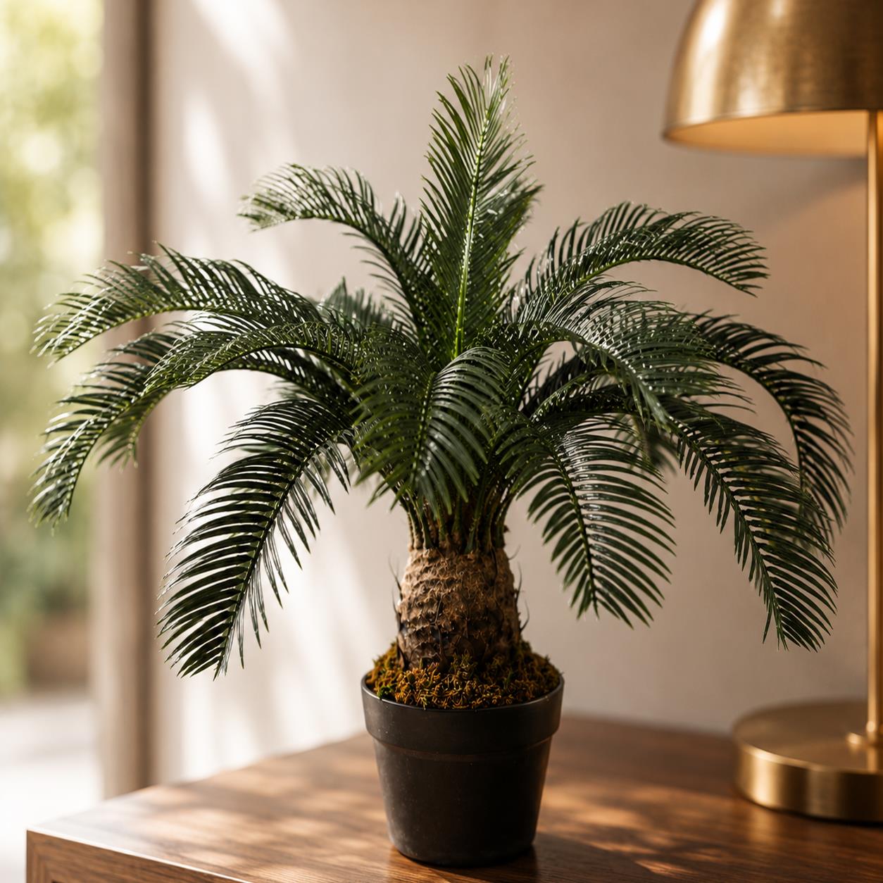 60cm Artificial Tropical Cycas Palm Plant