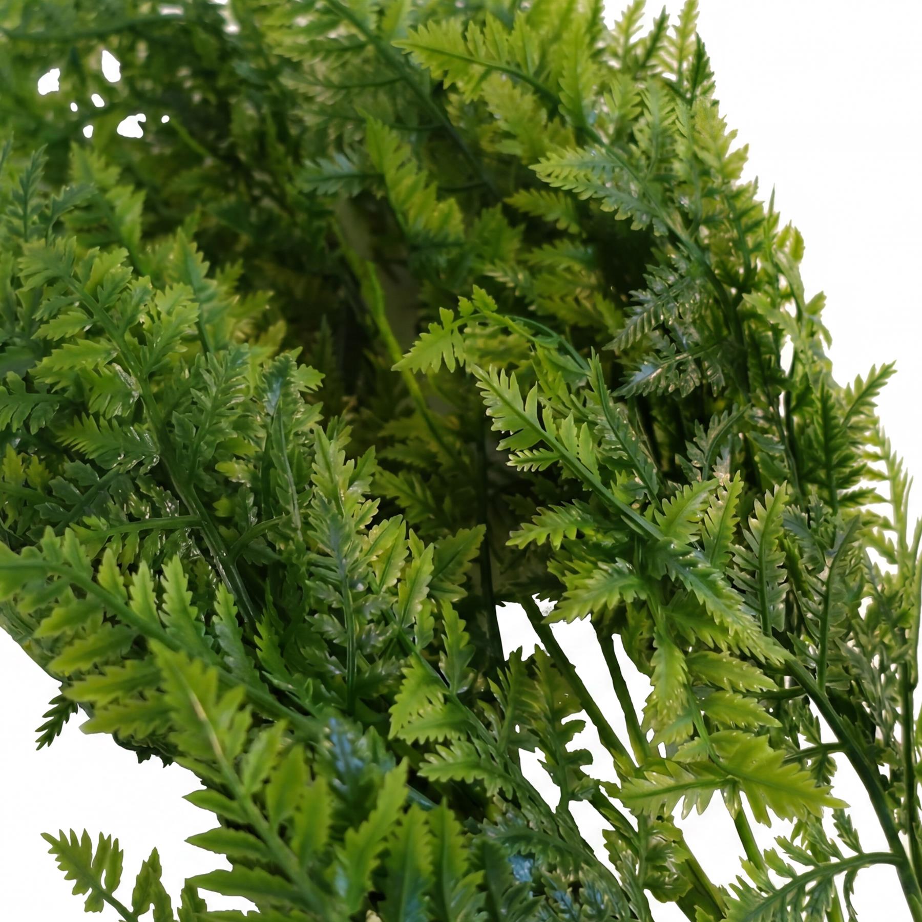 75cm Artificial Fern Foliage Bush Stem