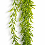 100cm Artificial Trailing Rhipsalis Hanging Plant Dark Green Tips
