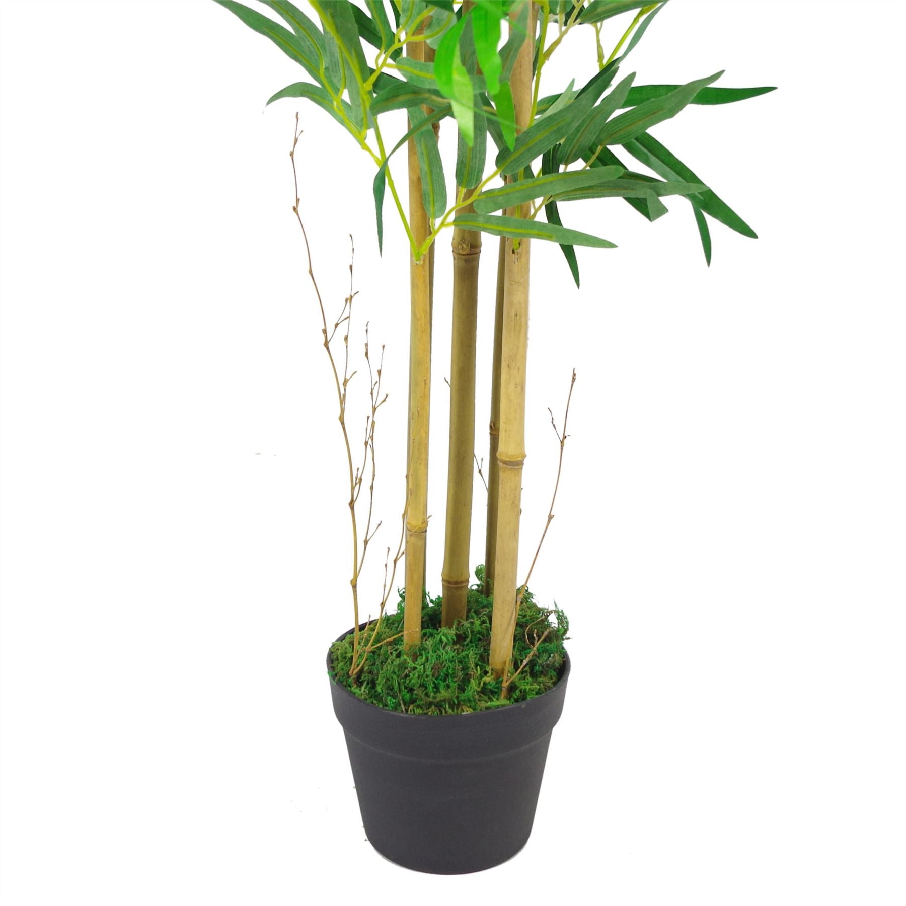 150cm Natural Look Artificial Bamboo Plants Trees with Silver Planter