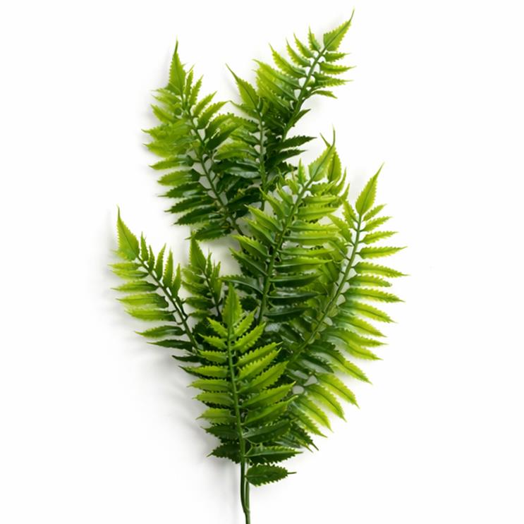50cm Artificial Fern Spray Stem Spring Green