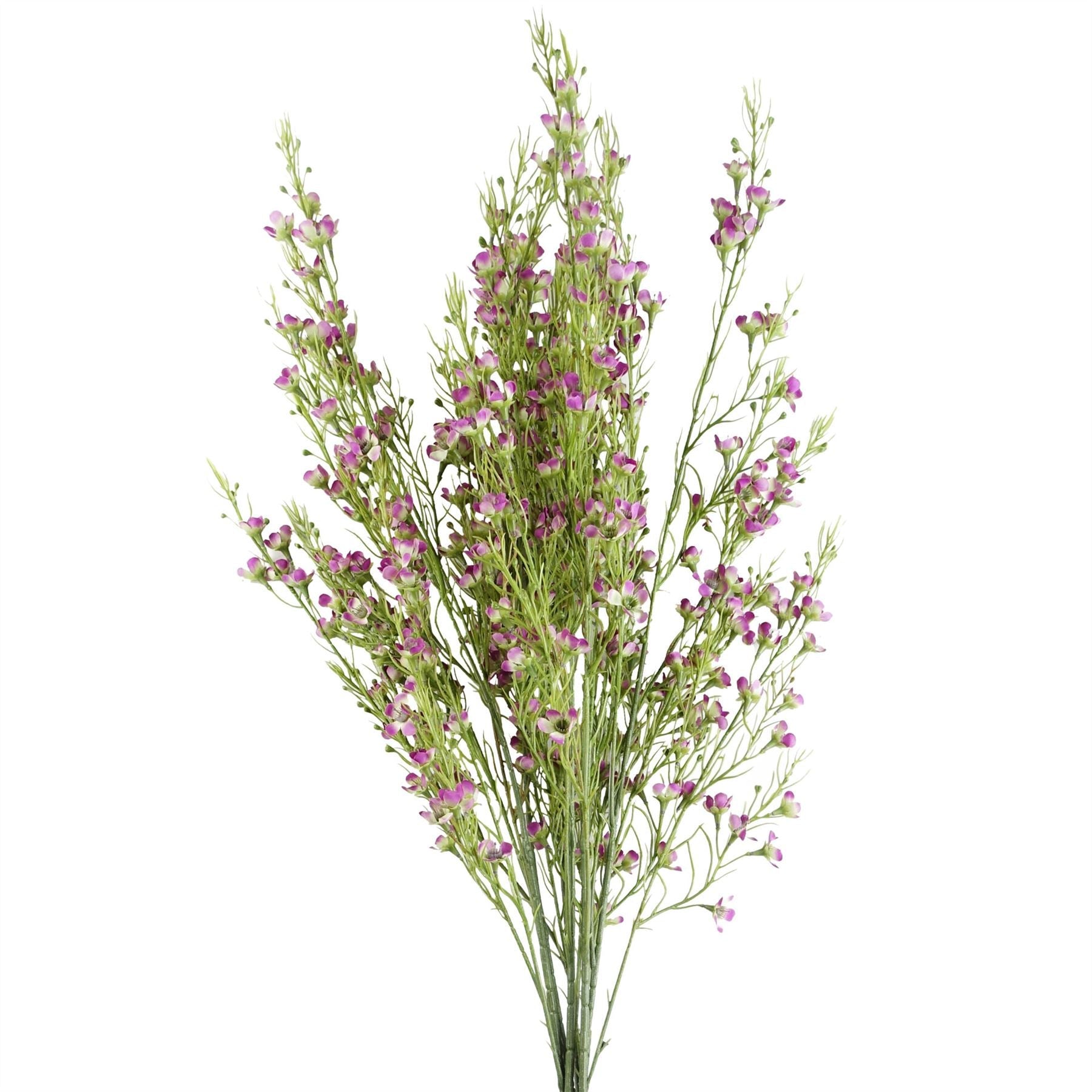 100cm Artificial Foliage with Small Flowers Purple