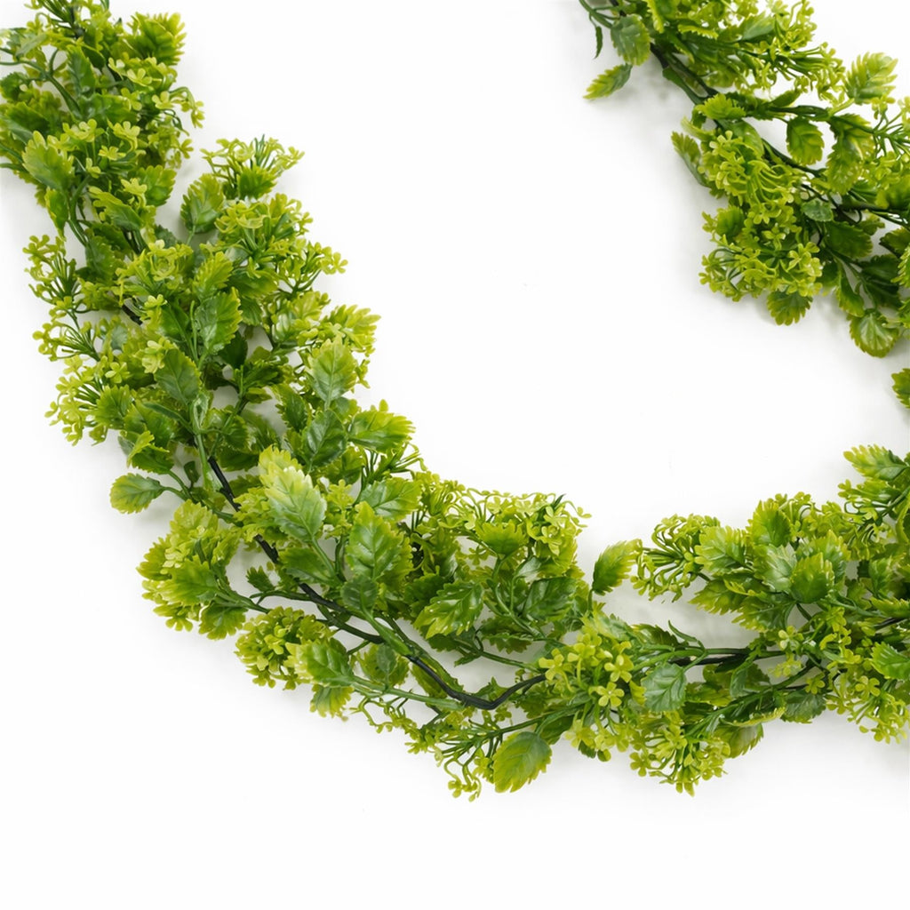 170cm Artificial Green Mixed Foliage Floral Garland Hanging Decoration
