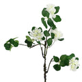 60cm Artificial Flower Foliage Spray White