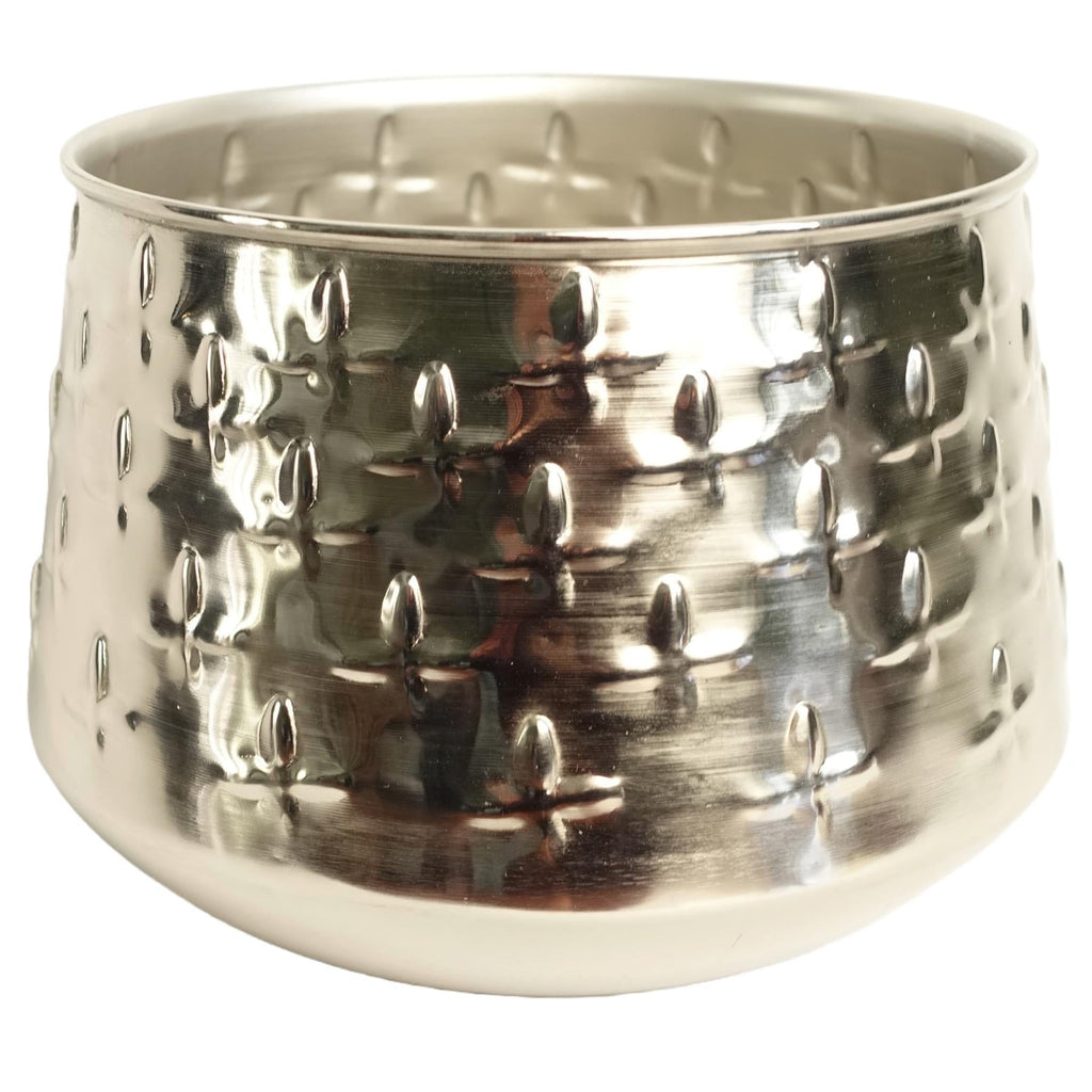 18cm Silver Cross Planter