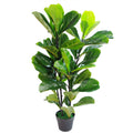 90cm Large Artificial Fiddle Fig Tree Ficus Lyrata Plant