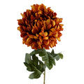 75cm Artificial Extra Large Reflex Chrysanthemum Orange