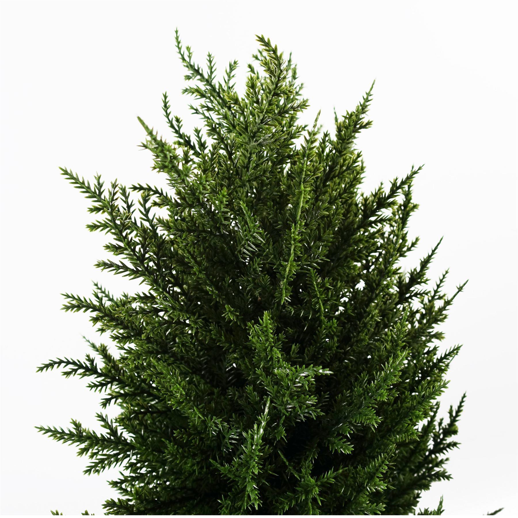 120cm Pair of Premium Artificial Cypress Spiral Topiary