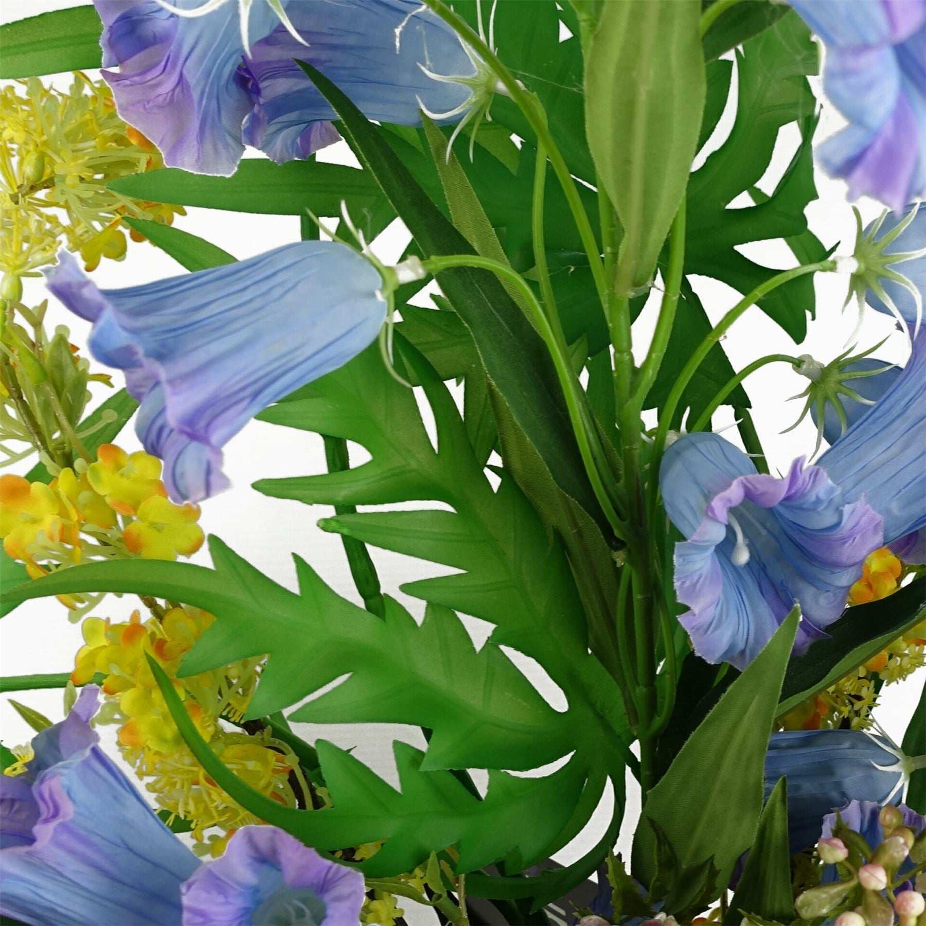 100cm Artificial Yellow Blossom Spray Stem