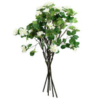 60cm Artificial Flower Foliage Spray White