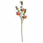 75cm Pomegranate Stem Artificial Yellow