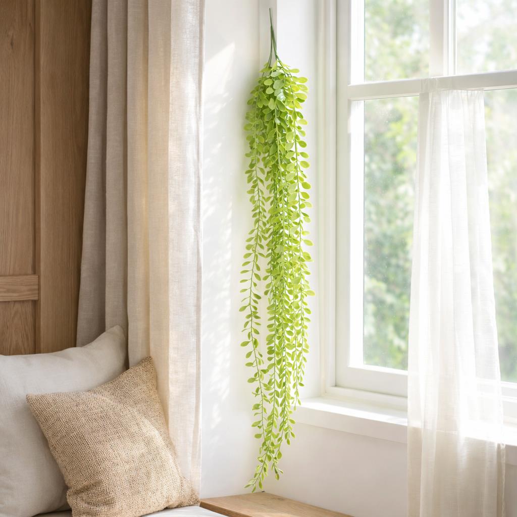 90cm Artificial Trailing Eucalyptus Hanging Plant Faux Greenery Vine