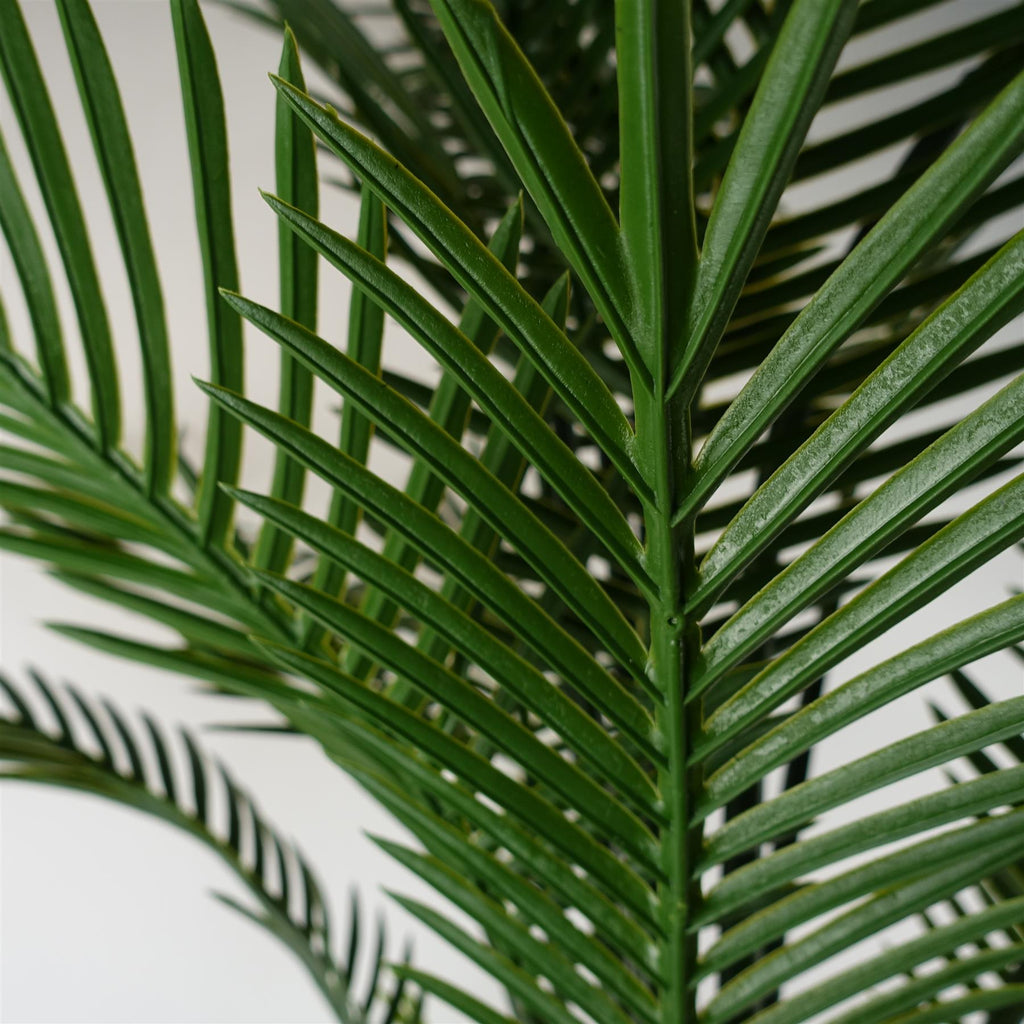 125cm Artificial UV Resistant Raphis Palm Tree Natural Trunk