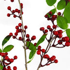 Artificial Red Christmas Berry Spray 80cm