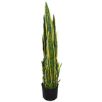 90cm Artificial Sansevieria Yellow Green Indoor Plant