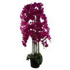 150cm Giant Purple Orchid Plant Artificial 189 flowers REAL TOUCH