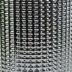 30cm Silver Dot Glass Vase