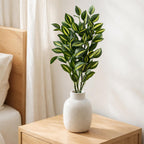 45cm Artificial Variegated Foliage Spray Stem
