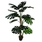Luxury Monstera Plant Black Pot 150cm Artificial