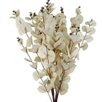 80cm Artificial White Eucalyptus Foliage Stem