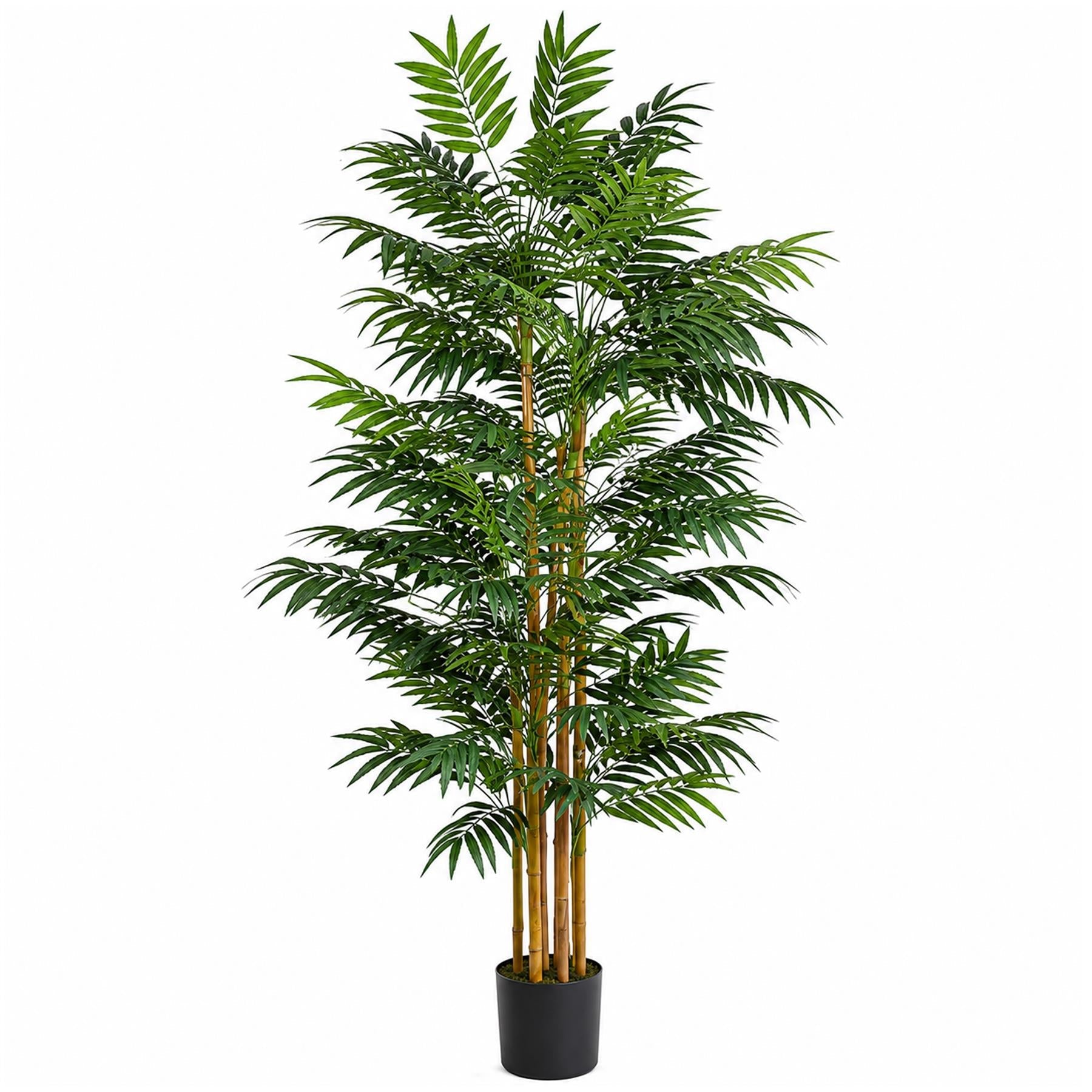 210cm Artificial Fire Retardant Phoenix Palm Tree Natural Trunk