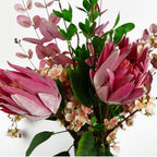 80cm Artificial Pink Eucalyptus Foliage Stem