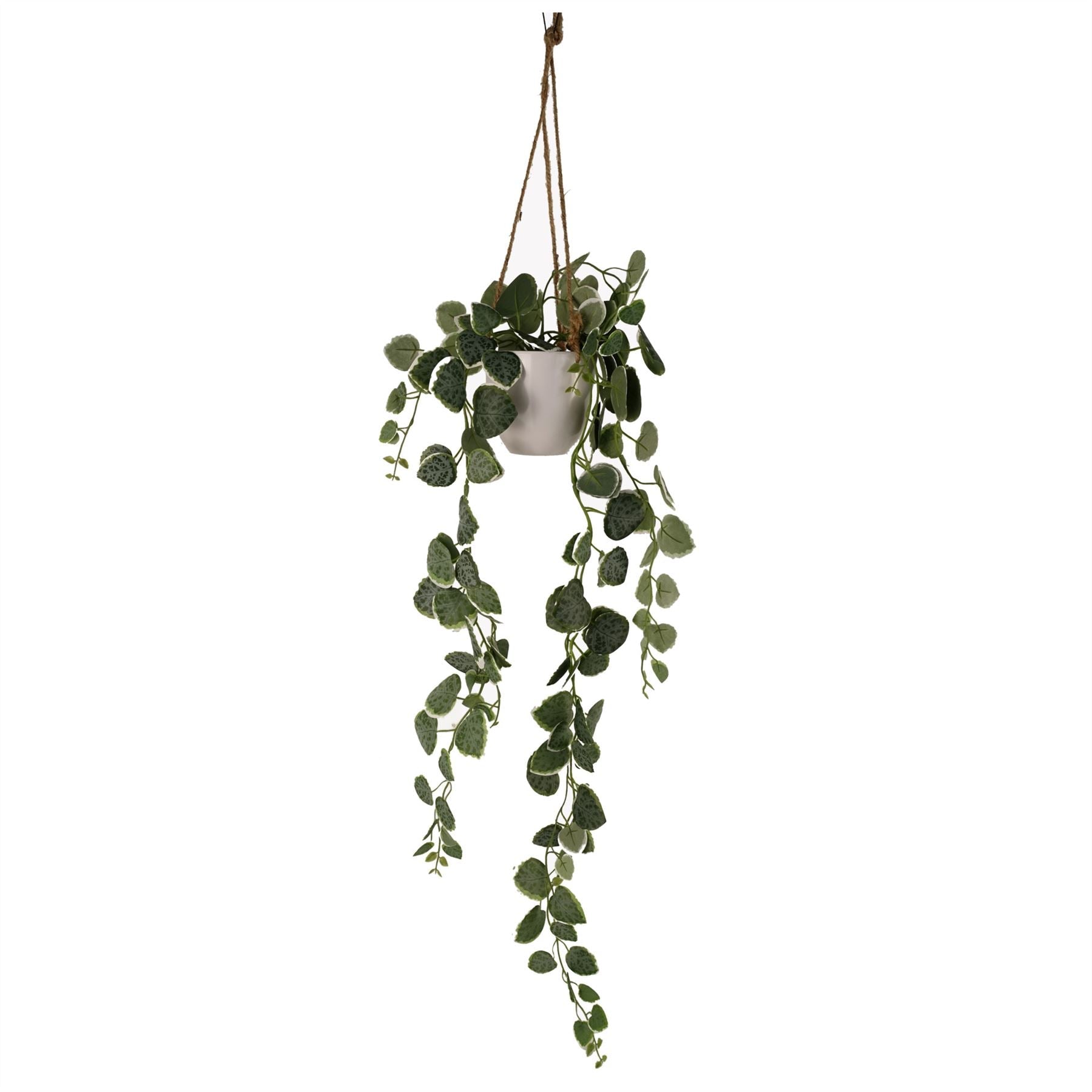 90cm Artificial Potted Hanging Trailing Green Plant String of Hearts