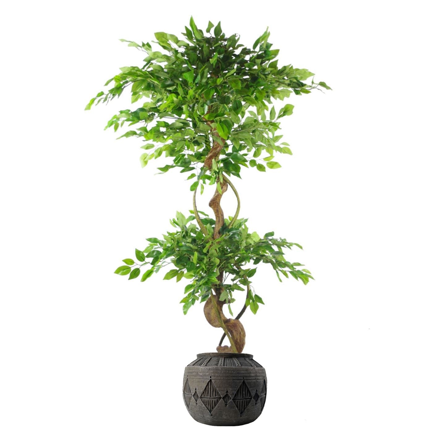 x 36cm Large Grey Gliese Diamond Planter 26cm