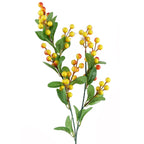 70cm Artificial Orange Berry Spray