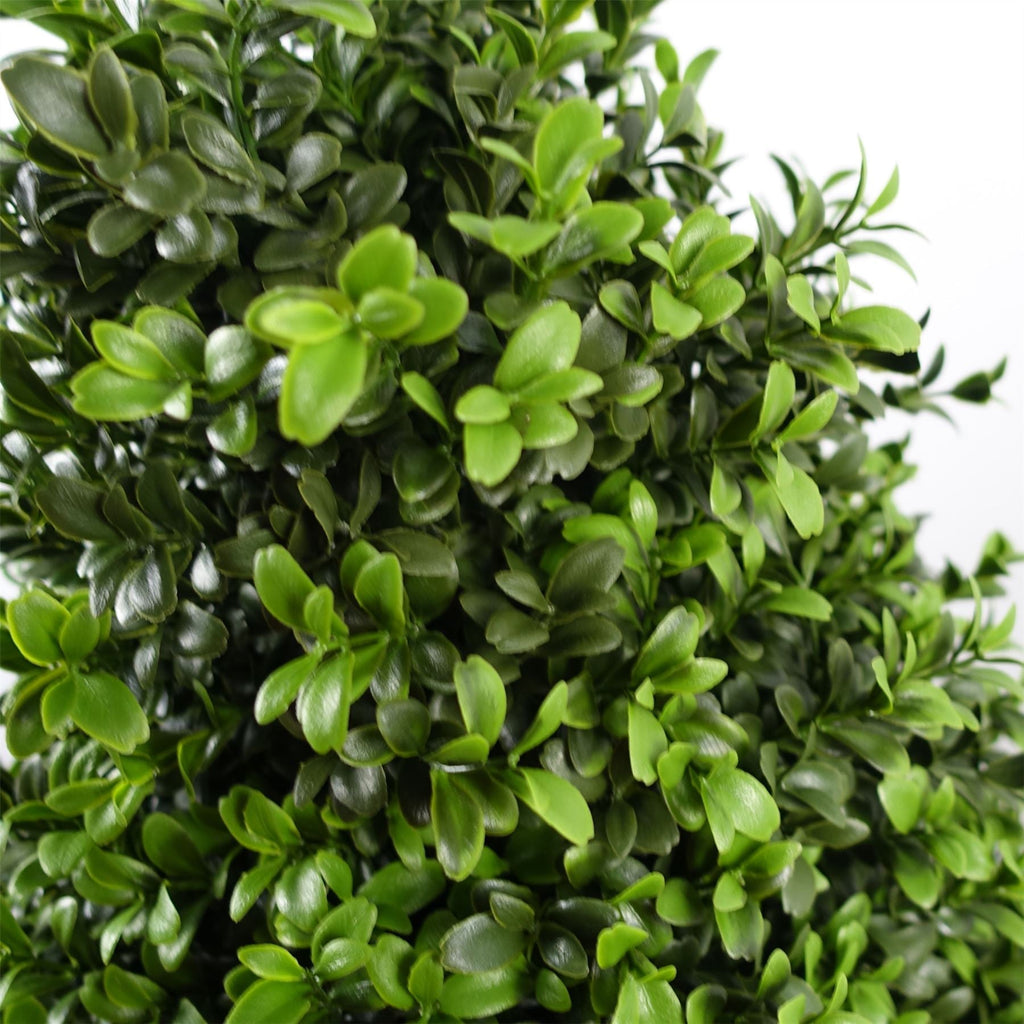 Artificial 120cm Pair of Buxus Ball Cone Tree UV Resistant Outdoor