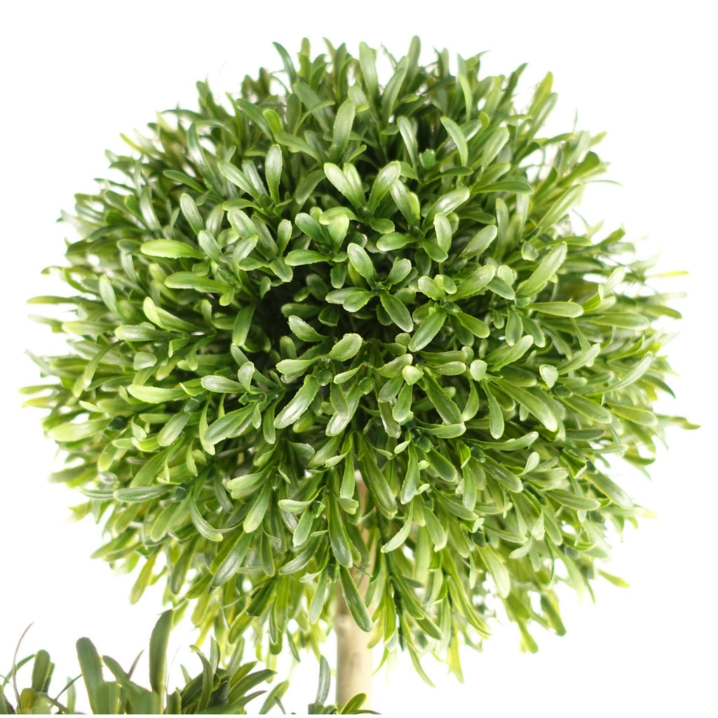 120cm Artificial UV Resistant Balls Topiary - Natural Trunk