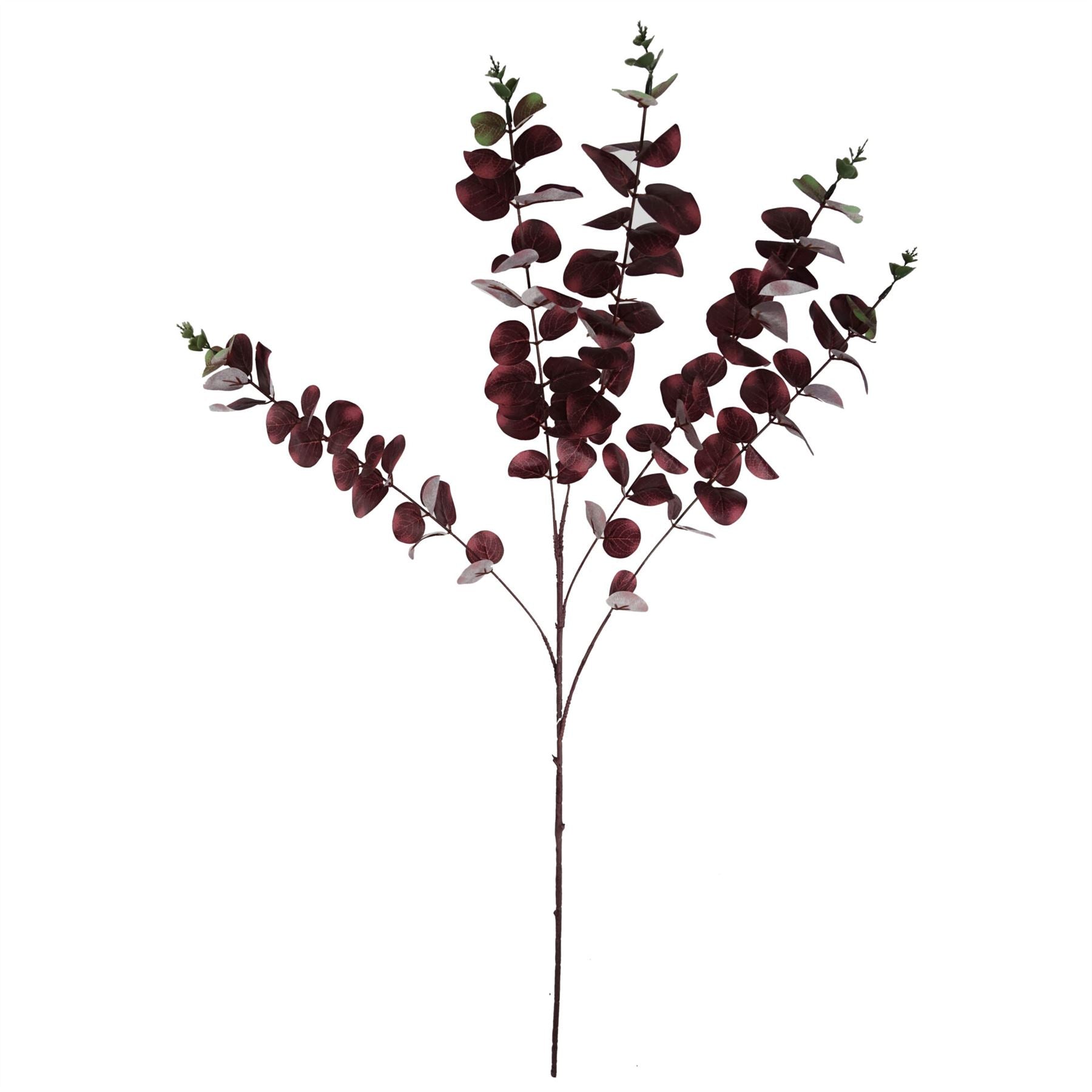 100cm Artificial Eucalyptus Foliage Burgundy
