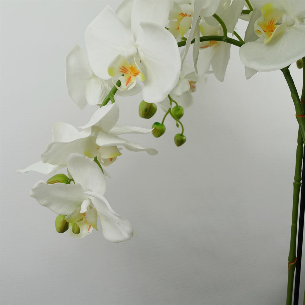 150cm Giant White Orchid Plant Artificial 189 flowers REAL TOUCH