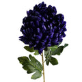 75cm Artificial Extra Large Reflex Chrysanthemum Purple