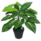 45cm Artificial Taro Plant 45cm Dark Taro