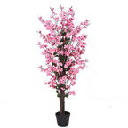 120cm Artificial Cherry Blossom Tree Potted Pink Silk Flowers